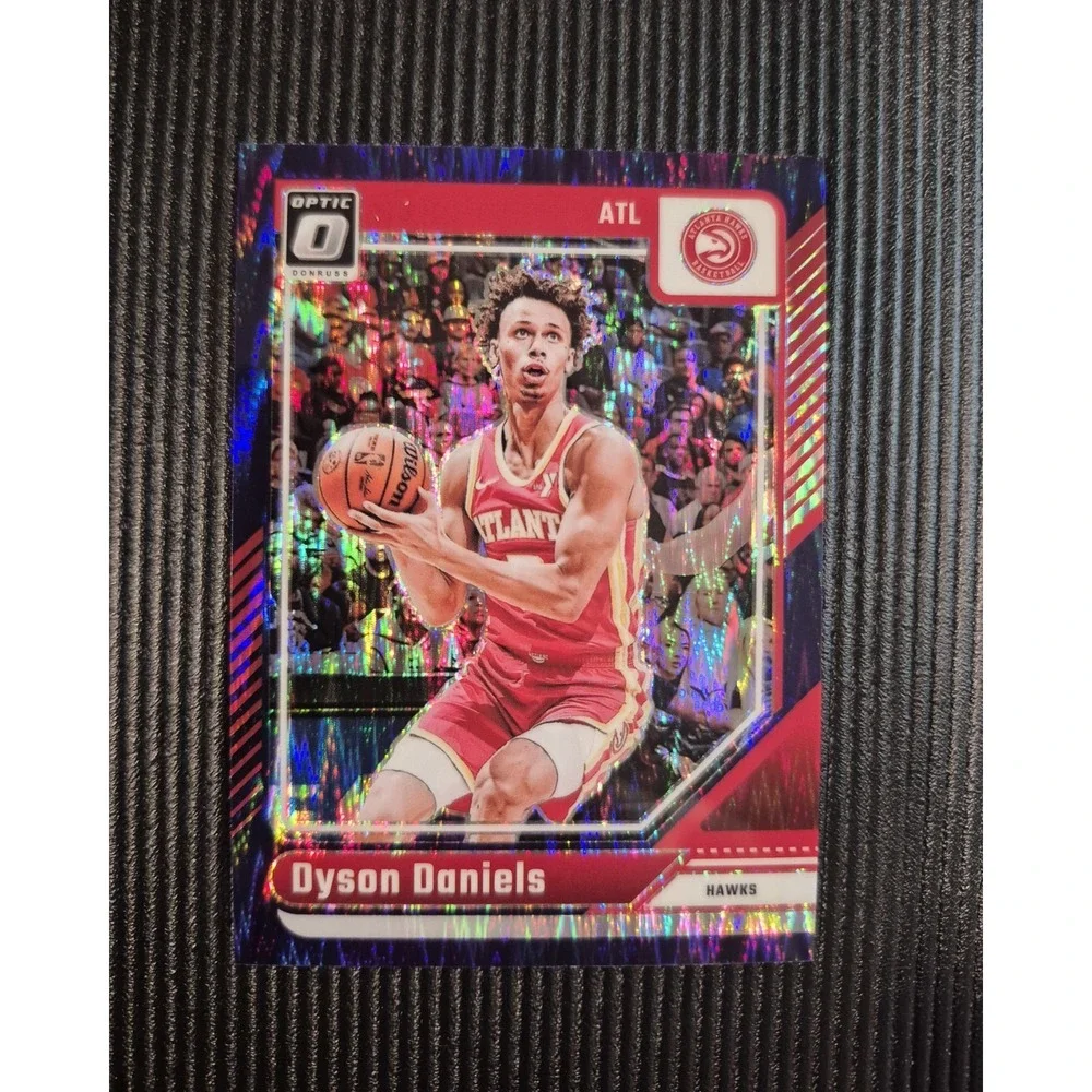 2025 Optic Dyson Daniels #56 Purple Shock Atlanta Hawks
